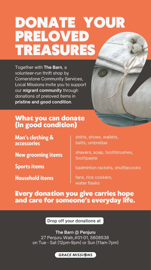 Donate Preloved Treasures